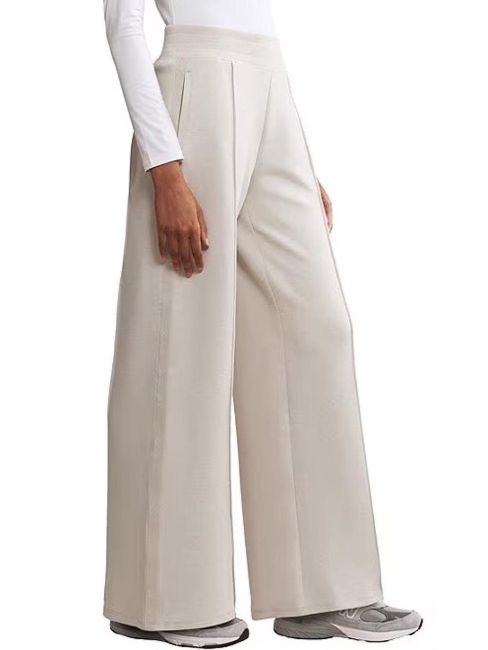 NWT Rhone Dreamglow Coordinating High Rise Wide Leg Trouser Pants (size M) - Picture 3 of 6